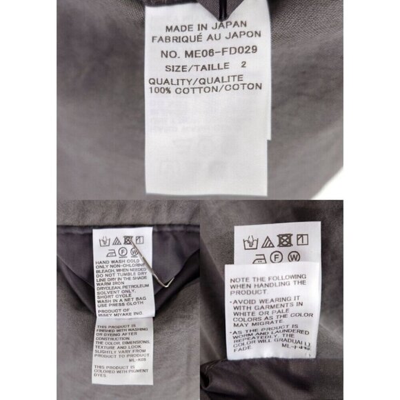 Issey Miyake Men Faded Basic Blazer Size 2 US S Mens Gray - Picture 15 of 16